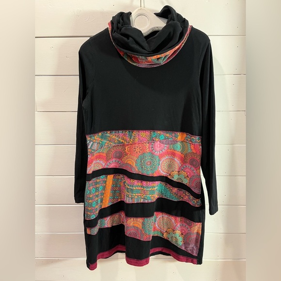 🩷 COLINE – Boho Print Dress/Tunic – Size XL - Picture 2 of 11